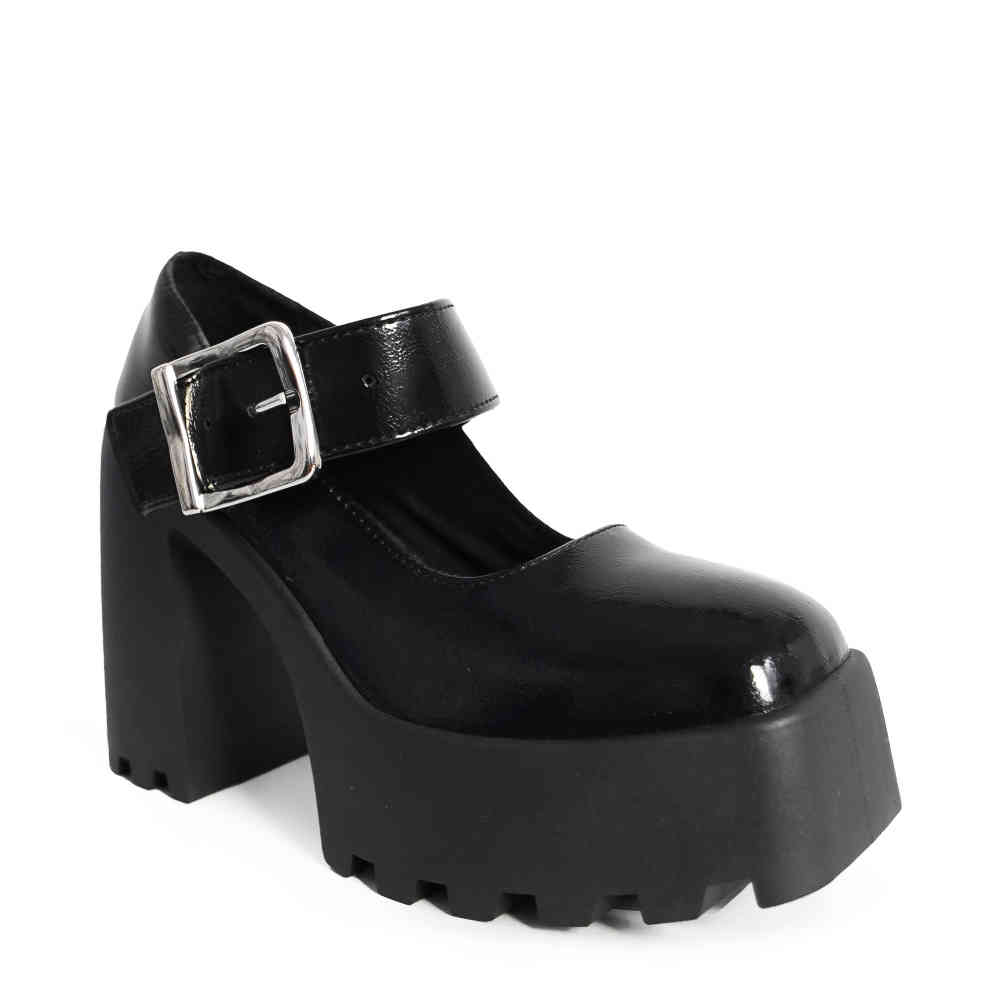 Altercore - Magni Patent Talons plateforme - Noir